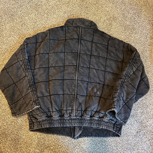 Free People Charcoal Puffer Jacket - Picture 10 of 15